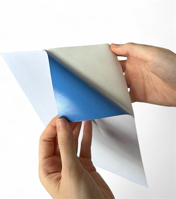 Cover up Blockout Full Sheet Labels Shipping Mailing Stickers Cover Old Barcodes & Addresses– Bulk Pack High-Opacity (500, 8.5x11) Back Block Laser & Inkjet Printers Shipping Mailing Labels