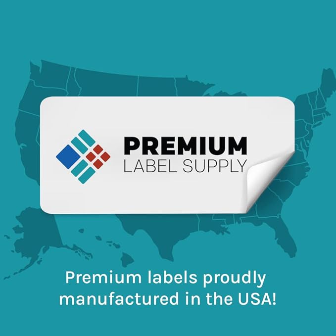Premium Label Supply White Address Sticker Labels – 2.625" x 1" – Laser/Inkjet Compatible – (30 per Sheet), 2000 Sheets - 60,000 Total Adhesive FBA Labels