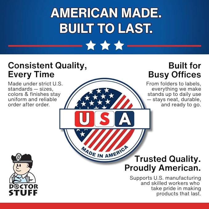 2025 Year Labels, Doctor Stuff 2025 Chart Stickers, Light Orange Color Coded, Safeguard Style, USA Made Year Stickers for End Tab File Folders, 500/Roll, 1 Roll, 3/4" x 1-1/2"