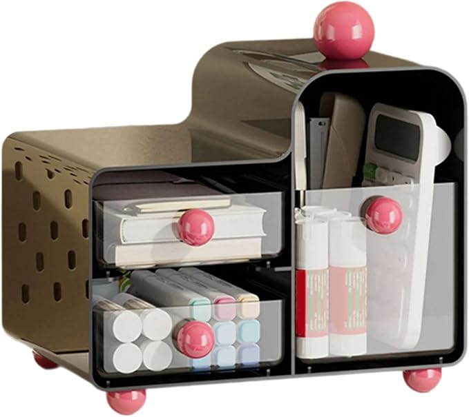 Multi Purpose Drawer Storage Box for Kitchen Countertops Office Desks Teas Bags Holder Cosmetics Organization Tool