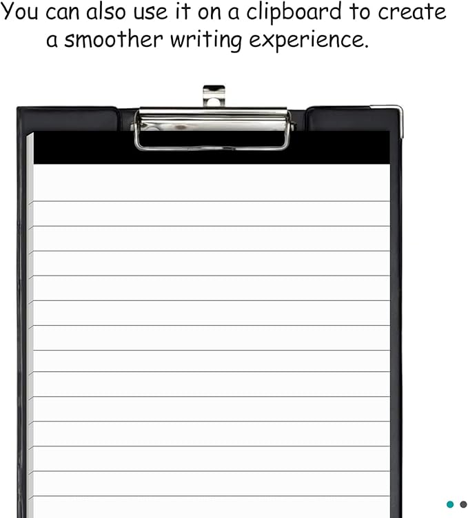 Notepads for Daily Planning and Organization of Work – 4 x 6-inches Ruled Pages – Thick Bright White Paper – 30 Pages – Note Pads Lined Papers – Pack of 6