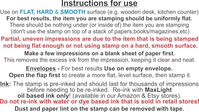 Self Inking Return Address Stamp - Custom 4 Line Personalized Address Stamp for Envelopes, Wedding Invitations, Business, Mailing Labels (Williams Curly Tails)
