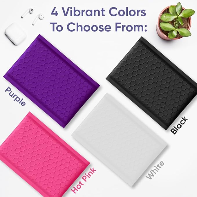 White 12.5x19.5 Inch Large Poly Bubble Mailers #6 | Padded Envelopes with Self Seal | Air Lined Cushioned Bubble Mailer | Usable Size 12.5x15 | 50 Pack Bulk | Lightweight shipping Bags