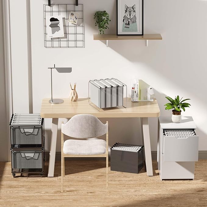 Extra Capacity Plastic Hanging File Folder Letter Size,12 Pack Reinforced Hang Folders with Heavy Duty 2 Inch Expansion,Durable Hanging Organizer Designed for Bulky Files(Grey)