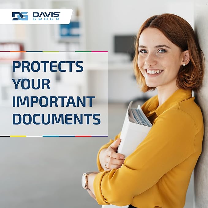 Easyview Premium 3-Ring Binders with Clear-View Covers and Round Rings, Binders for School or Office, 1 Inch, Pack of 6, Black