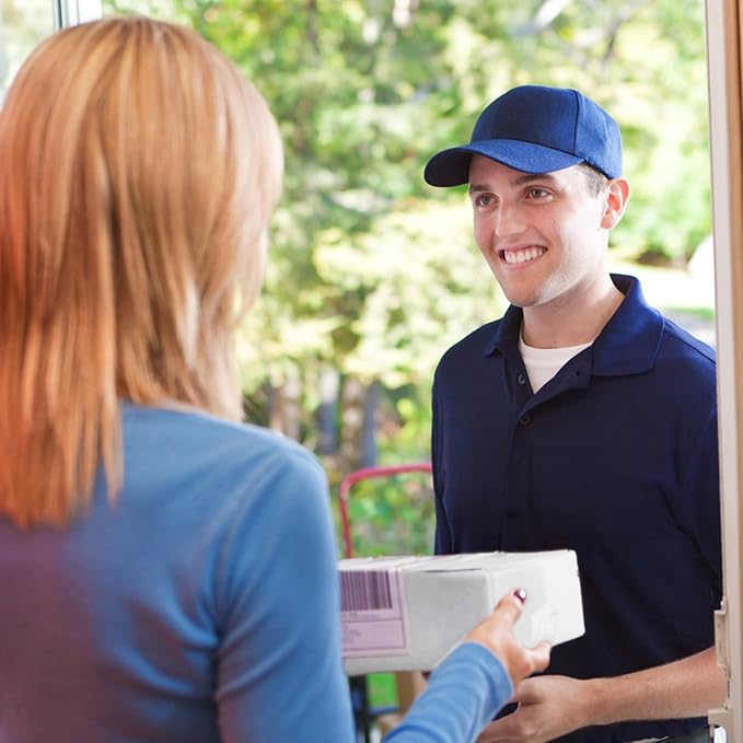 RLAVBL 12x9x1 Shipping Boxes Set of 25, White Corrugated Cardboard Box for Packing, Mailing, Business