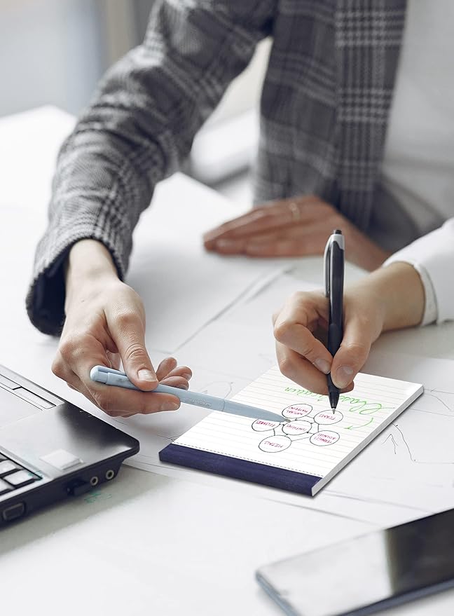 Notepads 4x6 Small Note Pads 4x6 Lined Writing Pads of Paper 4x6 Memo Pads 4x6 Small Paper Pads 4 x 6 Scratch Pads 4x6 Server Pads 4x6 Small Pocket Notebook 10 Pack Server Note Pads 30 Sheets/Pad