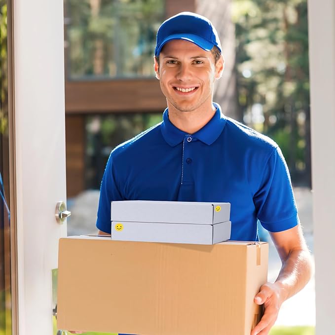 RLAVBL 11x8x2 Shipping Boxes Set of 25, White Corrugated Cardboard Box for Packing, Mailing, Business