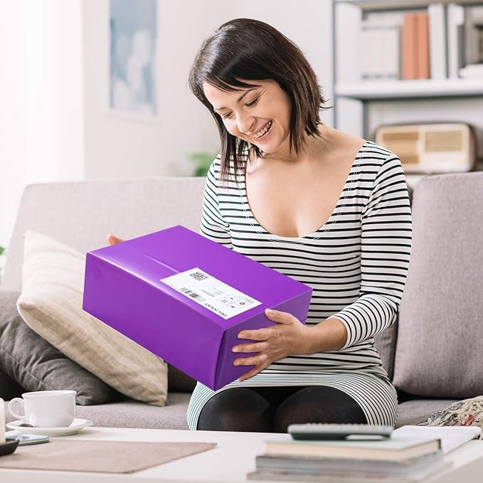 UCGOU Poly Mailers 24x24 Inch Purple 100 Pack Extra Large Shipping Bags Strong Thick Mailing Envelopes Self Seal Adhesive Waterproof and Tear Proof Boutique Postal for Clothing Quilt and More