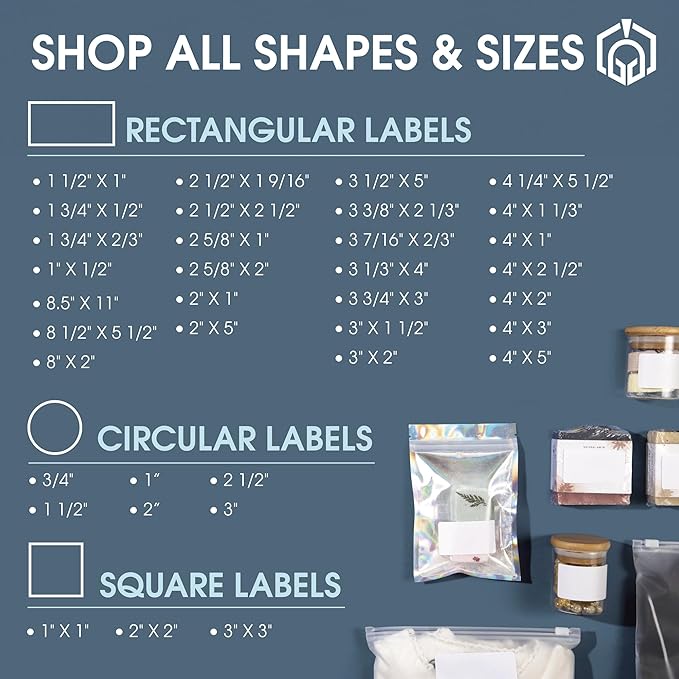 4" X 2" Printable Shipping Address Labels Compatible with Inkjet and Laser Printers - 100 Sheets, 1000 Total Matte White Paper Stickers for Mailing - Spartan Industrial Template R019