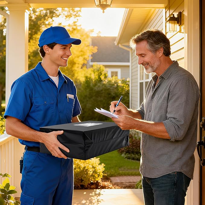 Metronic Poly mailers 14.5x19'' 500pcs with 4x6 Thermal Labels 500 Labels Bulk, Strong Adhensive Shipping Bags for Clothing,Waterproof Shipping Envelopes Mailing Bags for Small Business,Black