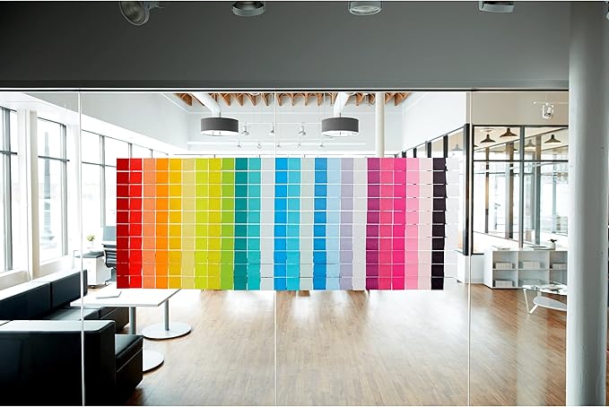 Post-it Super Sticky Notes, 5 Sticky Note Pads, 3 x 3 in, School Supplies, Office Products, Sticky Notes for Vertical Surfaces, Monitors, Walls and Windows, Candy Apple Red