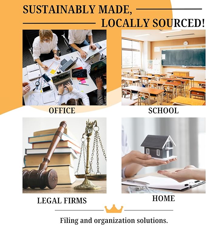 The File King Expanding Accordion File Folder - Legal Size | 3.5" Expansion - Carton of 50 | Store and Organize Papers | Keep Records in One Place | Save Time Searching