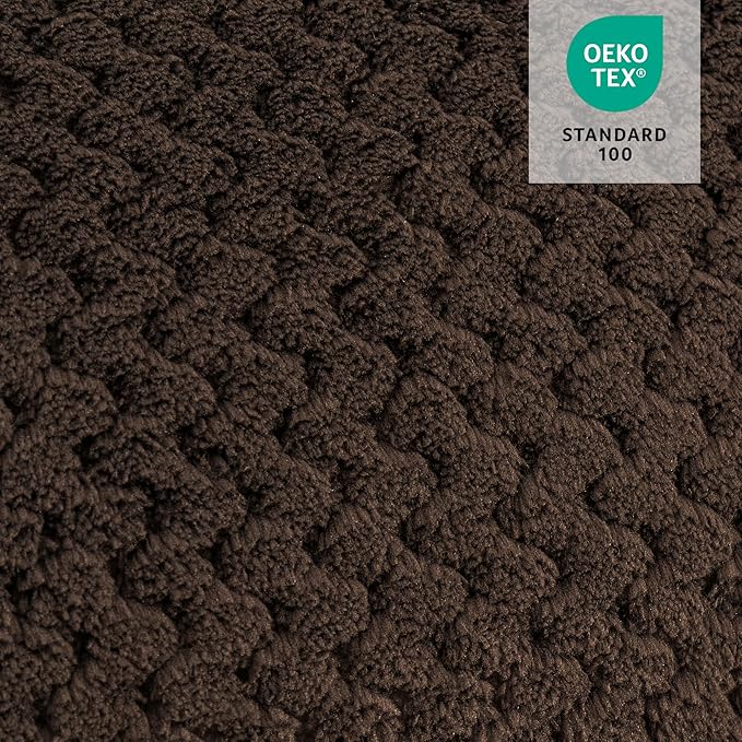 MCombo Dual Motor Power Lift Recliner Chair for Elderly, Lay Flat Lift Chair with Heat and Massage, Petite Lift Chair, Cup Holders, USB A&C Ports, Fabric 7893 (Small, Coffee)