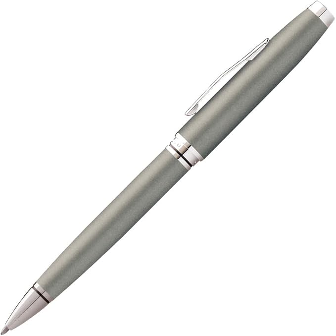 Coventry Gunmetal Gray Ballpoint Pen, Medium Point, Black Ink