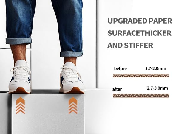 PETAFLOP 9x6x4 Shipping Boxes White Cardboard Mailing Boxes Single Wall Corrugated Box, 25 Pack