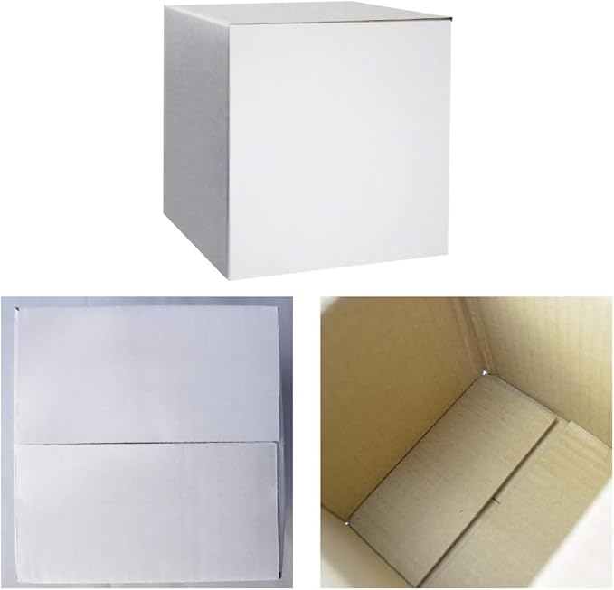 PETAFLOP Shipping Boxes 6x6x6 Corrugated Cardboard Boxes Small Mailing Box, 25 Pack