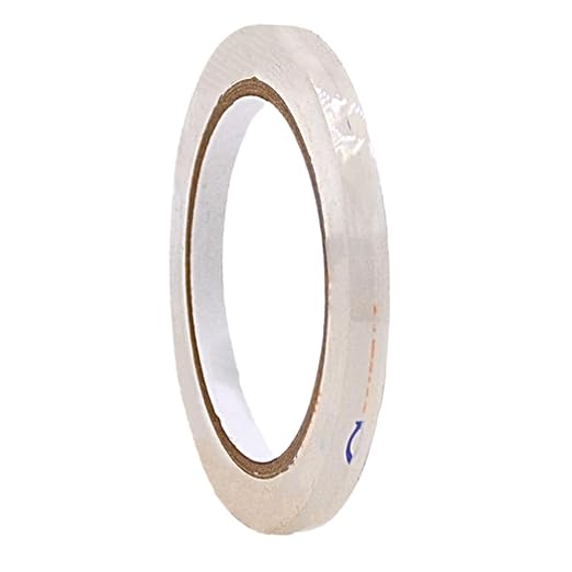 WOD CST22CC Crystal Clear See-Through Packing Tape – 3/8 inch x 110 yds. for Carton Sealing Mailing, Shipping, and Protection, Label Covering, Lamination, and Outdoor Uses.