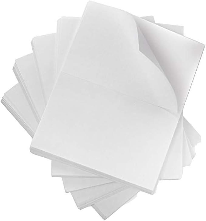 8.5" x 5.5" Half Sheet Self Adhesive Shipping Labels for Laser or Inkjet Printer (1000 Labels)