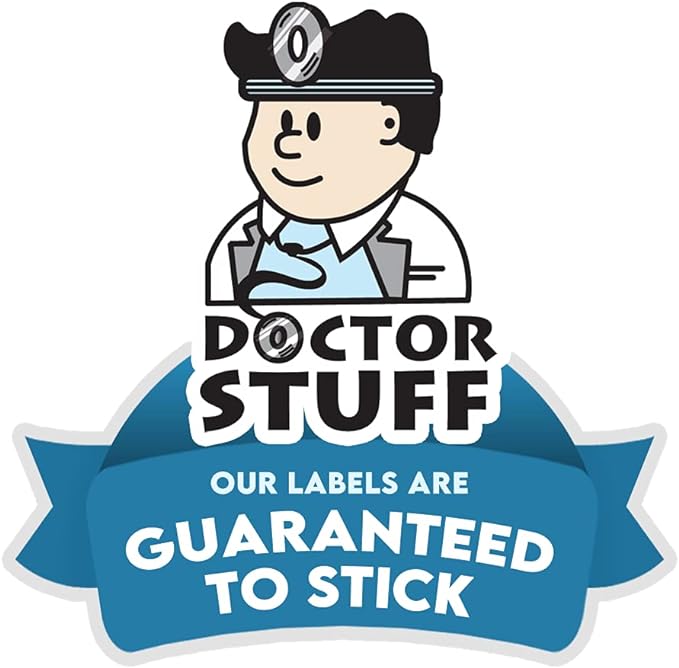 2025 Year Labels, Doctor Stuff 2025 Chart Stickers, Light Orange Color Coded, Safeguard Style, USA Made Year Stickers for End Tab File Folders, 500/Roll, 1 Roll, 3/4" x 1-1/2"