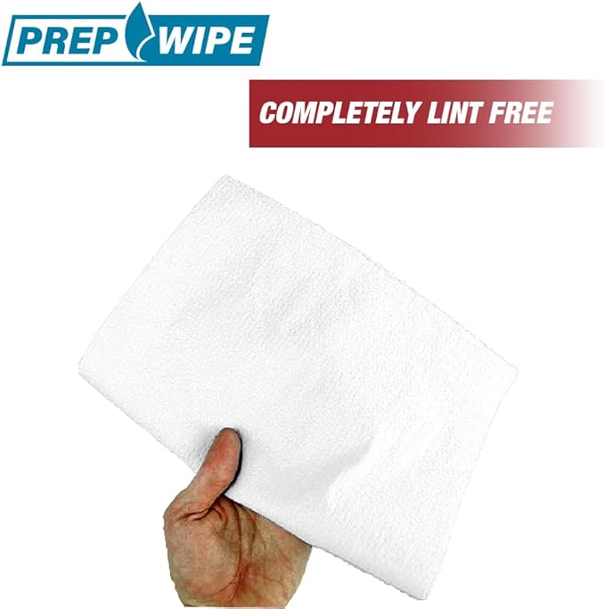 Lint Free Cleaning Towels, Heavy Duty Cleaning Cloths, Lint Free Wipes, Cleaning Cloths for House & Industrial Use, Disposable Cleaning Rags, Pack of 100 Sheets 9" x 17" (White)