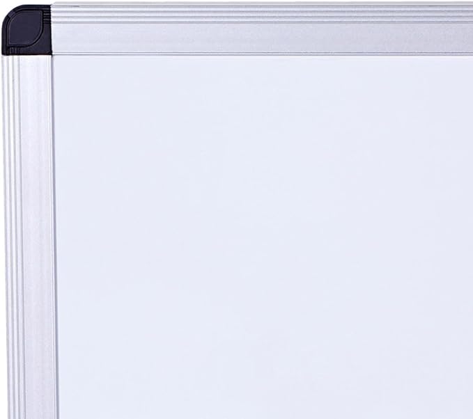 VIZ-PRO Large Magnetic Dry Erase White Board for Wall, 60 X 48 inches, Pack of 2, 5' x 4' Aluminum Framed Whiteboard with Marker Tray for School Office Home