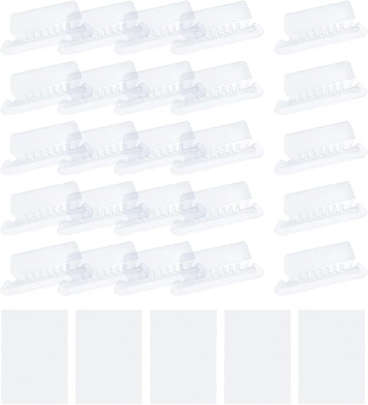 uxcell Hanging File Folder Tabs, 2 Inch Insertable Tabs and Inserts Plastic Clear File Organizer Labels Filing for Folder Quick Identification, Clear, 150 Pcs