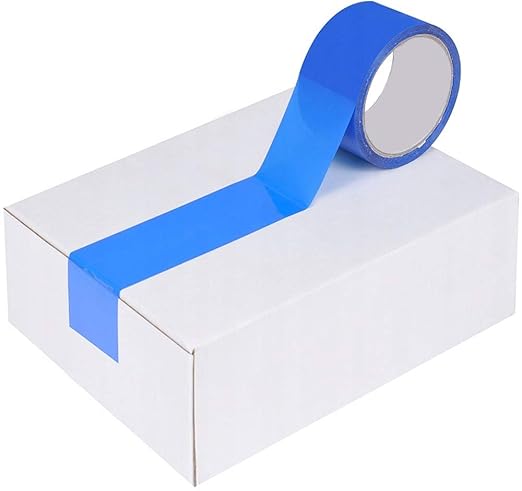 ABC Carton Sealing Tape 1.89 Inches Wide x 54.68 yd Length. 36 Rolls of Blue Moving Tape for Boxes. Box Tape for Moving, Packing, Shipping, and Mailing. 2 mil Thick Acrylic Shipping Tape Rolls