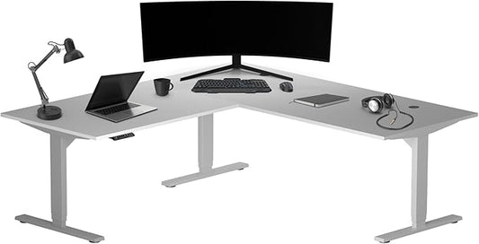 Progressive Desk Standing Desk: FLT-05, DT-4224-WW, DT-7230-WW-D80, DA-10-Black 1 Kit