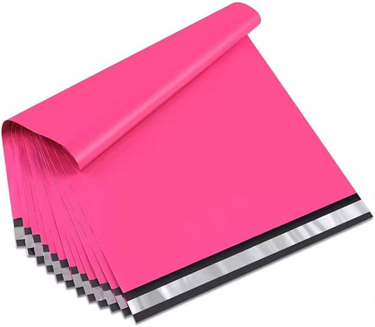 10x13” Pink Colored Poly Mailers Shipping Bags Self Sealing 2MIL (Pack 100)