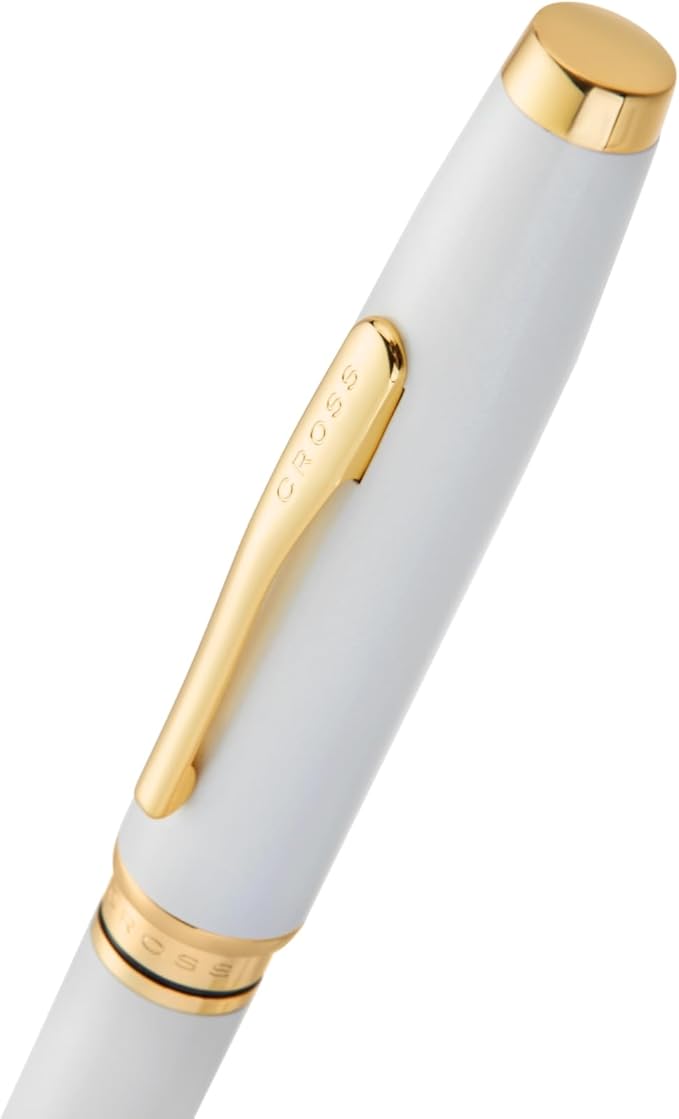 Cross Coventry Pearl White Lacquer with Gold PVD Appointments Ballpoint Pen