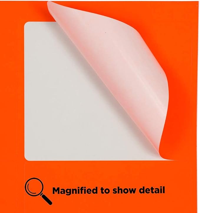 JAM PAPER Shipping Address Labels - Large - 3 1/3 x 4 - Neon Fluorescent Red/Orange - 120/Pack