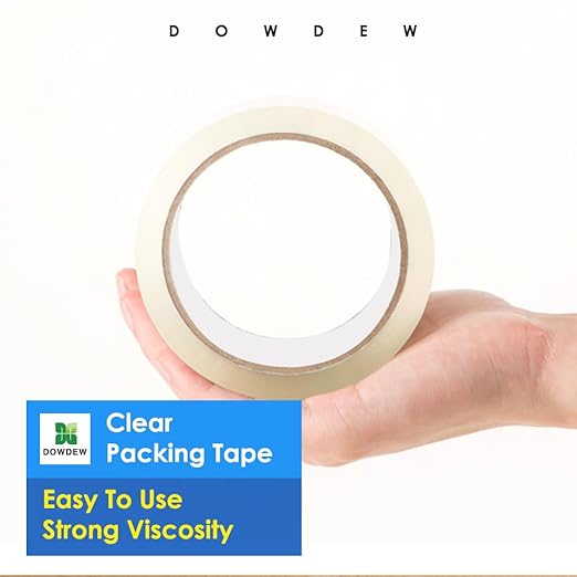 Clear Packing Tape, [2 Pack] Heavy Duty Packaging Tape 1.88 Inch x 110 Yards Ultra Strong Refill Rolls for Shipping Mailing Moving 220 Total Yards