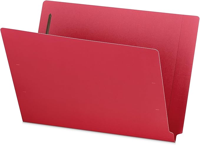 Staples Classification Folder, 3/4" Expansion, Letter Size, Red, 50/Box (ST62546)