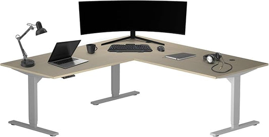 Progressive Desk Standing Desk: FLT-05, DT-4224-BB, DT-7230-BB-D80, DA-10-Black 1 Kit