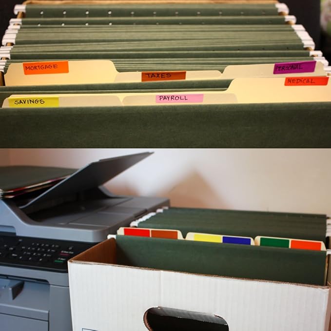 Royal Green Rectangle Color-Coding Labels 1.57 inch x 0.75 inch Orange (40mm x 19mm) - 2000 Pack