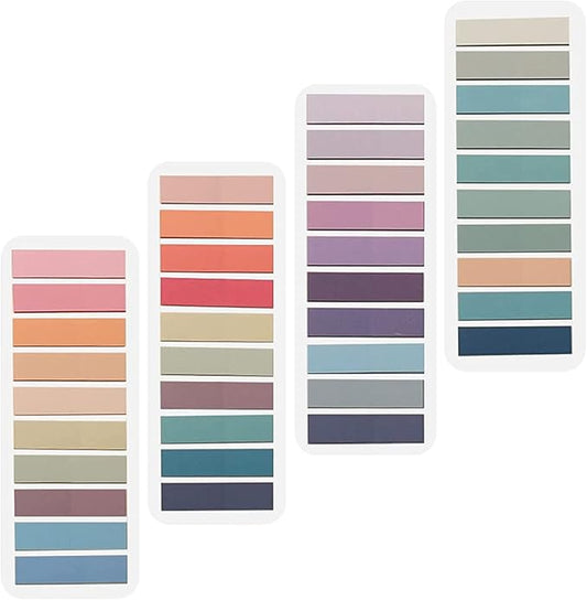 ELII Tabs 800Pcs Sticky Index Tabs Page Markers,Writable and Transparent Sticky Notes Page Tabs Book Markers Label Stickers Index Tabs for Page Marking Classify File (800 pcs Book tabs)