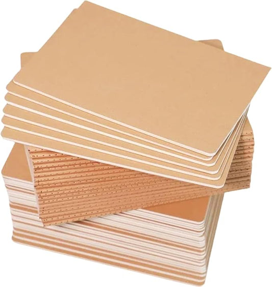 48 Pack Notebook Journals for Travelers, Students and Office, Writing Diary Subject Notebooks Planner with Thick Paper, 60 Pages, 30 Sheets, 8.3x5.5 inch, A5 Size, Travel Journal Set.(Lines)