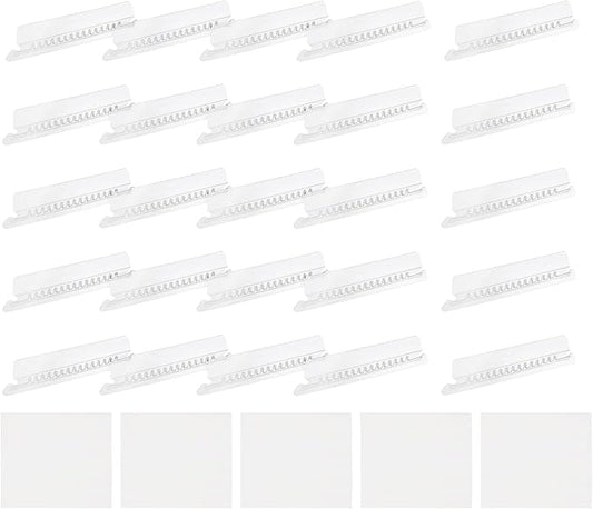 uxcell Hanging File Folder Tabs, 4 Inch Insertable Tabs and Inserts Plastic Clear File Organizer Labels Filing for Folder Quick Identification, Clear, 150 Pcs