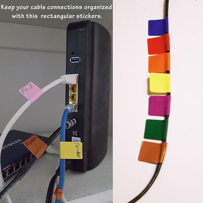 Royal Green Rectangle Color-Coding Labels 1.57 inch x 0.75 inch Orange (40mm x 19mm) - 2000 Pack