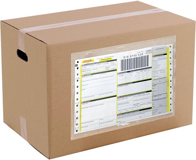 RyhamPaper Packing List Envelopes, Clear 7.5" x 5.5" Self Adhesive Shipping Labels Envelope Pouches (2000 Pack)