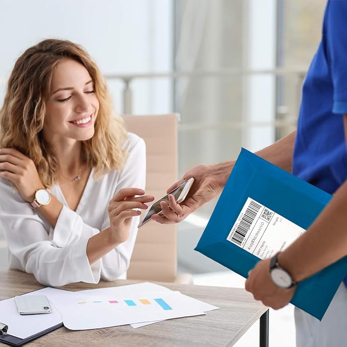 UCGOU Poly Mailers 10x13 Inch Navy Blue 100 Pack Shipping Bags #4 Strong Mailing Envelopes Boutique Packaging Postal Self Seal Adhesive Waterproof and Tear Proof Small Business for Clothes Books