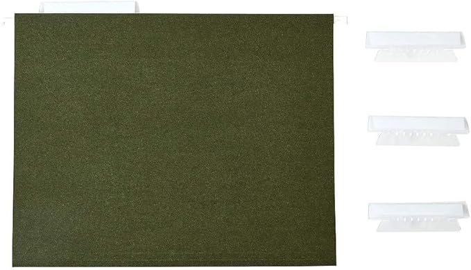 Staples Hanging File Folders, Letter, 3 Tab, 25/Box