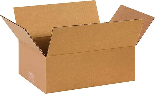 Partners Brand 14x10x5 Corrugated Cardboard Boxes, 14"L x 10"W x 5"H, Pack of 25 | Shipping, Packaging, Moving, Storage Box for Business, Strong Wholesale Bulk Boxes 14x10x5 14105