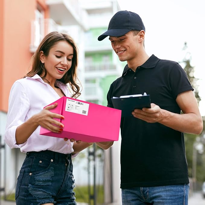 UCGOU Poly Mailers 19x24 Inch Hot Pink 100 Pack Extra Large Shipping Bags Strong Thick Mailing Envelopes Self Seal Adhesive Waterproof and Tear Proof Boutique Postal for Clothing Quilt and More