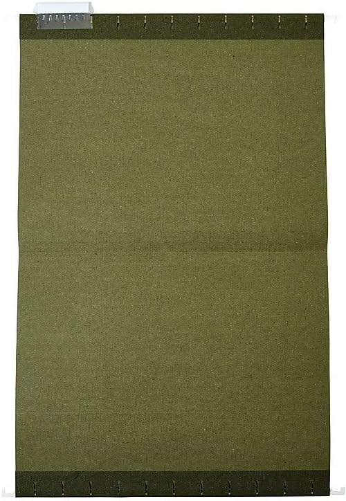 Staples Hanging File Folders, 1/5-Cut Tab, Letter Size, Includes Tabs & Paper Inserts, Perfect for Home, Office, Classroom, 25-Pack, Green
