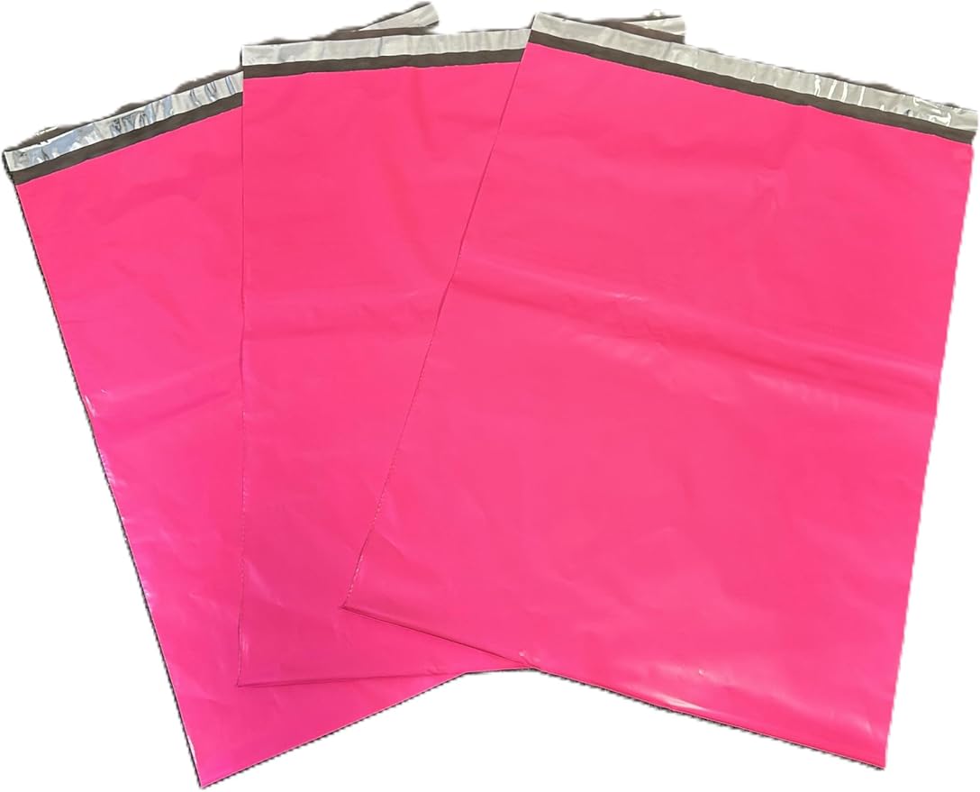10x13” Pink Colored Poly Mailers Shipping Bags Self Sealing 2MIL (Pack 6000)