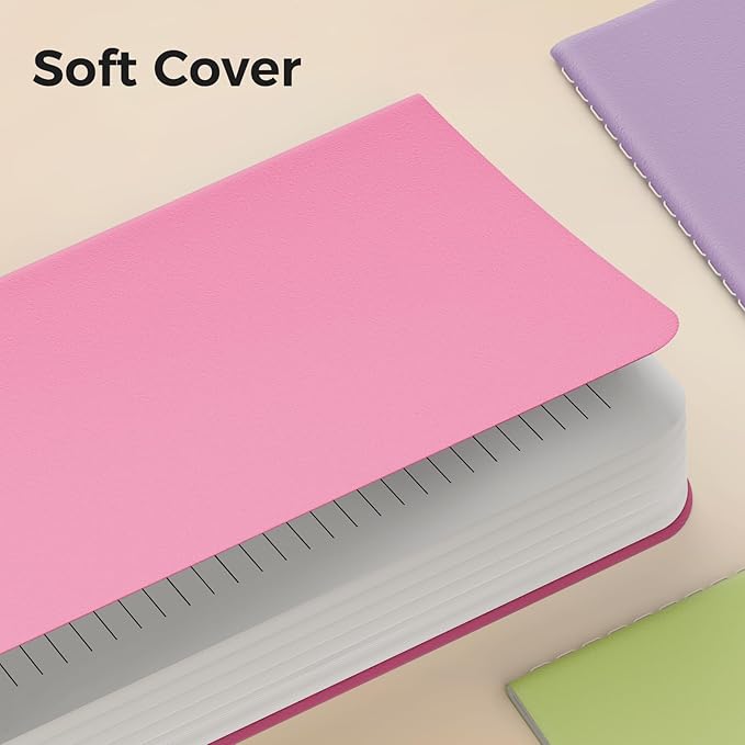 12 PCS Colorful Notebook Journals Bulk, Lined Paper, College Ruled, 60 Pages, 5.5"x8.3", A5 Size, Travel Journal Set for Travelers, Students and Office, Writing Diary Subject Notebooks Planner