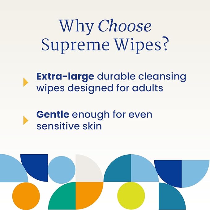 NorthShore Supreme Heavy-Duty Quilted Wipes, X-Large, 9 x 13 in., Pack of 50
