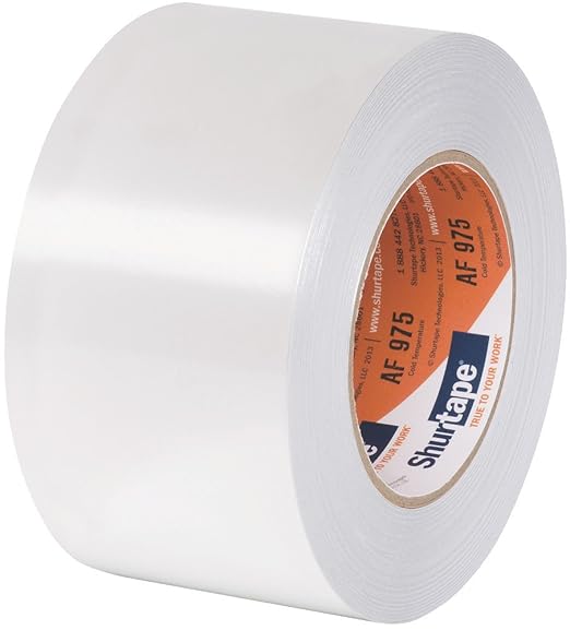 Shurtape AF975 AF-975 Aluminum Foil Duct Tape 3" x 50 Yds Silver Print, 72mm,